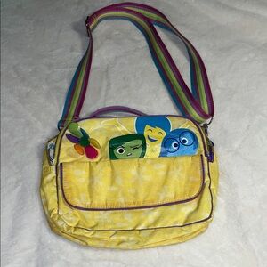 Disney “Inside Out” colorful, reversible crossbody bag